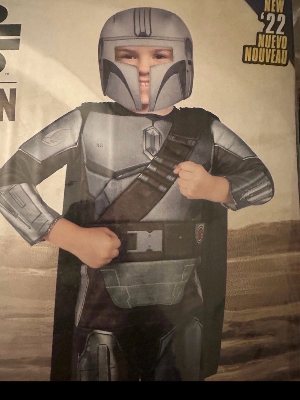 Star Wars The Mandalorian Toddler Costume - Gray and Black - Picture 3 of 5
